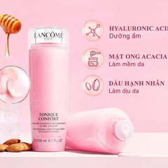 Nước Hoa Hồng Lancôme Tonique Confort 400ml - Toner Cân Bằng Độ Ẩm Da Cao Cấp, Tươi Mát, Chính Hãng, Chăm Sóc Da Hàng Ngày