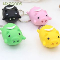 Móc Khóa Heo Phát Sáng LED Có Đèn & Nhạc - Móc Khóa Thiên Thần Dễ Thương 3 in 1 Cho Người Yêu Thú Cưng