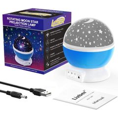 Đèn Chiếu Sao 3D 360 Star Master Pro - Đèn Ngủ Biến Đổi 7 Màu LED Tự Động, Đèn Chiếu Bầu Trời Sao Thú Vị cho Phòng Ngủ