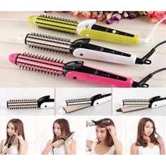 Máy Làm Tóc 3 In 1 NoVa 8890 - Duỗi, Bấm, Uốn Xù Cho Phái Đẹp - Thiết Bị Làm Tóc Đa Năng Giá Rẻ, Thời Trang