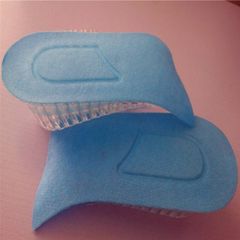 Set 2 miếng độn đế giày silicon êm chân tăng chiều cao 3.5-4cm cho nam nữ - Lót giày chống hôi chân màu đen