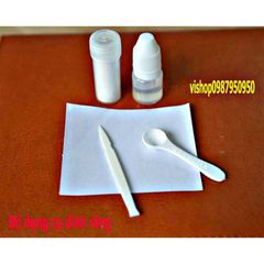 Răng Nanh Giả & Răng Khểnh Giả Sứ - Bộ 2 Chiếc Kèm Keo Gắn, Dụng Cụ & Hướng Dẫn Sử Dụng, Chất Liệu Nhựa Menamin, An Toàn, Tự Nhiên