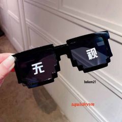 Kính Mắt Thug Life Độc Đáo 6 Chấm Nhiều Màu - Phụ Kiện Thời Trang và Gamer Siêu Ngầu, Xu Hướng Minecraft