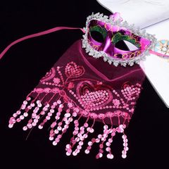 Mặt Nạ Halloween Nửa Mặt Cổ Trang - Đạo Cụ Hóa Trang Cho Tiệc, Lễ Hội, Sự Kiện, Cosplay, Chất Liệu Nhựa, Kích Thước 18cm x 12cm