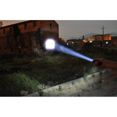 Đèn pin Police T6 Siêu Sáng - Vỏ Nhựa Xanh, Pin Sạc Cao Cấp, Đèn Cree T6 240 Lumens - Dành Cho Xe Đạp & Đi Phượt