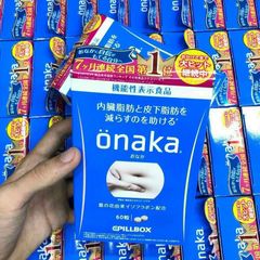 (Chính hãng) Viên Uống Giảm Mỡ Bụng Dưới Onaka Nhật Bản - Hỗ Trợ Giảm Cân Sau Sinh - 60 Viên Giảm Mỡ Bụng Cấp Tốc nhập khẩu