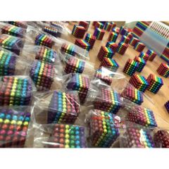 Bucky Ball 5mm - Bộ Bi Nam Châm 216 Viên Đa Màu Sắc Khơi Dậy Sáng Tạo và Tư Duy Cho Văn Phòng Và Giải Trí