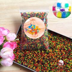 Hạt Tinh Thể Trồng Cây 200 Gram - Hạt Nở Slime Không Cần Đất, Trang Trí Lọ Hoa Nhiều Màu Sắc Tự Nhiên
