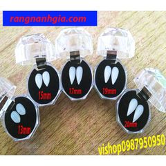 Răng Nan Hóa Trang Giả Cao Cấp 11mm-19mm - Răng Khểnh Baby Cosplay Thời Trang Halloween - Keo Dán Răng Thật An Toàn