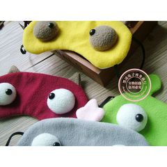 Bịt Mắt Ngủ Kute Mẫu Mới - Mắt Trố Siêu Dễ Thương, Giải Quyết Vấn Đề Mất Ngủ, Chất Liệu Vải Mềm, Hỗ Trợ Ngủ Ngon