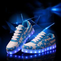 Giày Đèn Led Phát Sáng Ngôi Sao - 7 Màu 8 Chế Độ Sáng Độc Đáo Cho Biểu Diễn và Lễ Hội, Thời Trang Nam Nữ