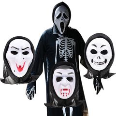 Bộ Trang Phục Halloween Cao Cấp - Xương Người và Mặt Nạ Đầu Lâu Rùng Rợn Dành Cho Nam Nữ - Thời Trang Ma Quái