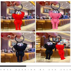 Móc khóa KAWS Sesame Street Cute - Phụ Kiện Thời Trang Hàn Quốc Đáng Yêu, Quà Tặng Thú Vị Cho Fan Hâm Mộ HYPEBEAST