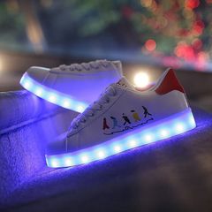 Giày Phát Sáng 7 Màu Họa Tiết Thời Trang - Giày Đèn LED Chống Nước Dành Cho Nam Nữ, Phù Hợp Cho Sinh Nhật, Tiệc Tùng