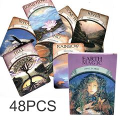 Bộ Bài Tarot Earth Magic Oracle 48 Lá - Tâm Linh Phong Thủy Dự Đoán Vận Mệnh - Tác Giả Dr. Steven D. Farmer