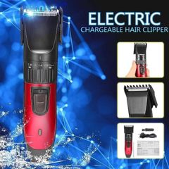 Tông Đơ Cắt Tóc Trẻ Em Kemei 730 - An Toàn, Dễ Sử Dụng, Kèm Dụng Cụ Lấy Ráy Tai Có Đèn - Thích Hợp Cho Gia Đình