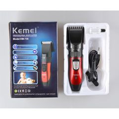 Tông Đơ Cắt Tóc Trẻ Em Kemei 730 - An Toàn, Dễ Sử Dụng, Kèm Dụng Cụ Lấy Ráy Tai Có Đèn - Thích Hợp Cho Gia Đình