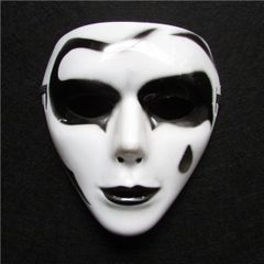 Mặt Nạ Jabbawockeez Vẽ Giọt Nước - Mặt Nạ Hóa Trang Đen Trắng Độc Đáo Cho Halloween Và Tượng Trưng Thần Chết