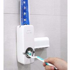 Bộ Lấy Kem Đánh Răng Tự Động Touch Me Kèm Giá Để Bàn Chải - Tiện Lợi và Sang Trọng Cho Phòng Tắm