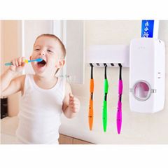 Bộ Lấy Kem Đánh Răng Tự Động Touch Me Kèm Giá Để Bàn Chải - Tiện Lợi và Sang Trọng Cho Phòng Tắm