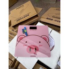 Cân Điện Tử Sức Khỏe Heo Hồng Siêu Cute - Cân Đo Chính Xác, Kính Chịu Lực, LED Sáng Đêm - Hàng Có Sẵn Sỉ Từ 3