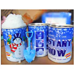 Hộp Tạo Tuyết Nhân Tạo - Tuyết Giả Sành Điệu Dùng Làm Slime Trắng Kèm Xẻng - Nguyên Liệu Trang Trí Noel