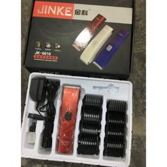 Tông Đơ Cắt Tóc Tích Điện Jinke-6618 - Tông Đơ Chuyên Nghiệp Hiện Đại, Chạy Liên Tục 8 Giờ, Lưỡi Cắt Thép Không Gỉ, Tặng Pin và Dầu Máy