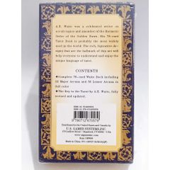Bộ Bài Tarot Original Rider Waite Cao Cấp - Dự Đoán Vận Mệnh, Thiết Kế Hoa Hồng Tudor, Phiên Bản Tiếng Anh 78 Lá