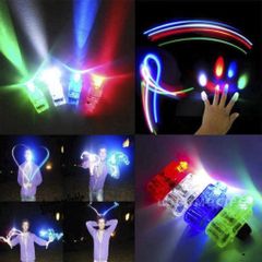 Nhẫn Đeo Ngón Tay Phát Sáng LED - Đèn LED Màu Sắc Cho Tiệc Tùng, Hòa Nhạc, Sinh Nhật - Phụ Kiện Thời Trang Độc Đáo