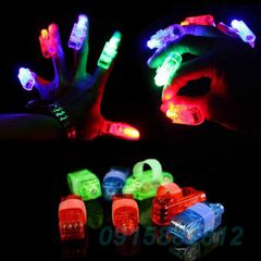 Nhẫn Đeo Ngón Tay Phát Sáng LED - Đèn LED Màu Sắc Cho Tiệc Tùng, Hòa Nhạc, Sinh Nhật - Phụ Kiện Thời Trang Độc Đáo