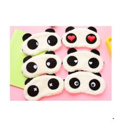 Bịt Mắt Ngủ Cute Gấu Trúc Panda - Dây Thun Co Giãn, Ấm Áp Mùa Đông, Phụ Kiện Giấc Ngủ Dễ Thương Cho Bạn Trẻ