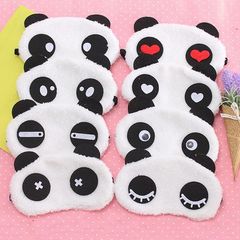 Bịt Mắt Ngủ Cute Gấu Trúc Panda - Dây Thun Co Giãn, Ấm Áp Mùa Đông, Phụ Kiện Giấc Ngủ Dễ Thương Cho Bạn Trẻ
