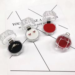 Combo 100 Hộp Đựng Răng Giả & Nhẫn Tròn - Hộp Đựng Trang Sức Acrylic Cao Cấp, Màu Đen, Trắng, Đỏ, Chất Lượng Tốt