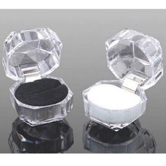 Combo 100 Hộp Đựng Răng Giả & Nhẫn Tròn - Hộp Đựng Trang Sức Acrylic Cao Cấp, Màu Đen, Trắng, Đỏ, Chất Lượng Tốt
