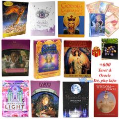 Bộ Bài Tarot Oracle Cao Cấp - 16 Mẫu Dự Đoán Phong Thủy Vận Mệnh, Phiên Bản Tiếng Anh, 78 Lá Đầy Màu Sắc