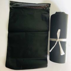 Túi niêm phong đen 18x29cm - Bộ 100 túi gói hàng chống thấm nước, độ bền cao, bảo vệ hàng hóa vận chuyển an toàn