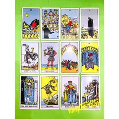 Bộ Bài Tarot Rider Waite - Centennial Smith Waite, Bộ bài 78 lá chuẩn đẹp cho việc học Tarot, phiên bản tiếng Anh, quà tặng tuyệt vời.