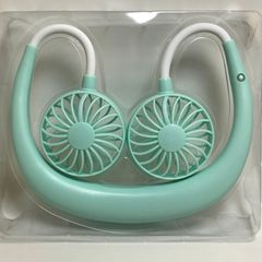 Quạt Đeo Cổ Mini 7 Cánh Tích Điện - Quạt Di Động Tiện Lợi, 3 Tốc Độ Gió, Sạc USB, Thích Hợp Dùng Ngoài Trời