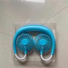 Quạt Đeo Cổ Mini 7 Cánh Tích Điện - Quạt Di Động Tiện Lợi, 3 Tốc Độ Gió, Sạc USB, Thích Hợp Dùng Ngoài Trời