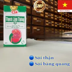 Thạch Lâm Thông - Viên Uống Giảm Sỏi Thận & Sỏi Bàng Quang, Hỗ Trợ Lợi Tiểu - Chai 60 Viên Hữu Ích cho Sức Khỏe Tiết Niệu