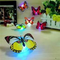 Đèn Ngủ Bướm Phát Sáng 3D Dán Tường - Trang Trí Phòng Ngủ Độc Đáo, Nhiều Màu Sắc Lung Linh, Tiết Kiệm Điện Năng