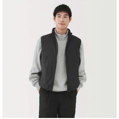 Áo Gile Lông Vũ Cổ Trụ MUJI Nam - Thời Trang Tối Giản, Nhẹ, Ấm Cho Mùa Đông và Đi Học, Dạo Phố