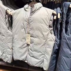 Áo Gile Lông Vũ Cổ Trụ MUJI Nam - Thời Trang Tối Giản, Nhẹ, Ấm Cho Mùa Đông và Đi Học, Dạo Phố