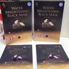 Mặt nạ thải độc 3 bước Guboncho Water Brightening Black Mask với nấm cục đen - Duy trì làn da sáng khỏe & ngăn ngừa lão hóa