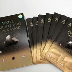 Mặt nạ thải độc 3 bước Guboncho Water Brightening Black Mask với nấm cục đen - Duy trì làn da sáng khỏe & ngăn ngừa lão hóa