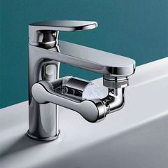 Đầu Nối Vòi Nước Xoay 180 Độ Tăng Áp - Tiết Kiệm Nước, Dễ Dàng Lắp Đặt Cho Bồn Rửa Mặt, Phòng Tắm, Chậu Rửa Chén