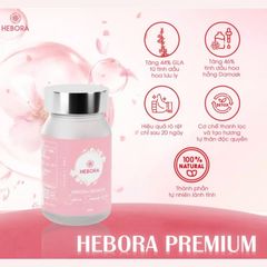 Viên uống Hebora Premium Nhật Bản 60 viên - Hỗ trợ tạo mùi thơm cơ thể tự nhiên, tăng cường sự tự tin và thoải mái