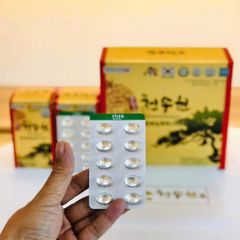 Tinh Dầu Thông Đỏ Cheonsongwon Hàn Quốc - Hộp 120 Viên, Tăng Cường Đề Kháng, Hỗ Trợ Tim Mạch, Sức Khỏe Tổng Thể