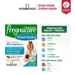 Vitamin Tổng Hợp Pregnacare Breastfeeding 84 Viên - Hỗ Trợ Lợi Sữa và Sức Khỏe Mẹ Sau Sinh - Dinh Dưỡng Từ Anh