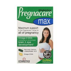 Vitamin Tổng Hợp Pregnacare Max Cho Phụ Nữ Mang Thai - 84 Viên Hỗ Trợ Sức Khỏe Mẹ Và Phát Triển Bé Từ Vitabiotics, Anh